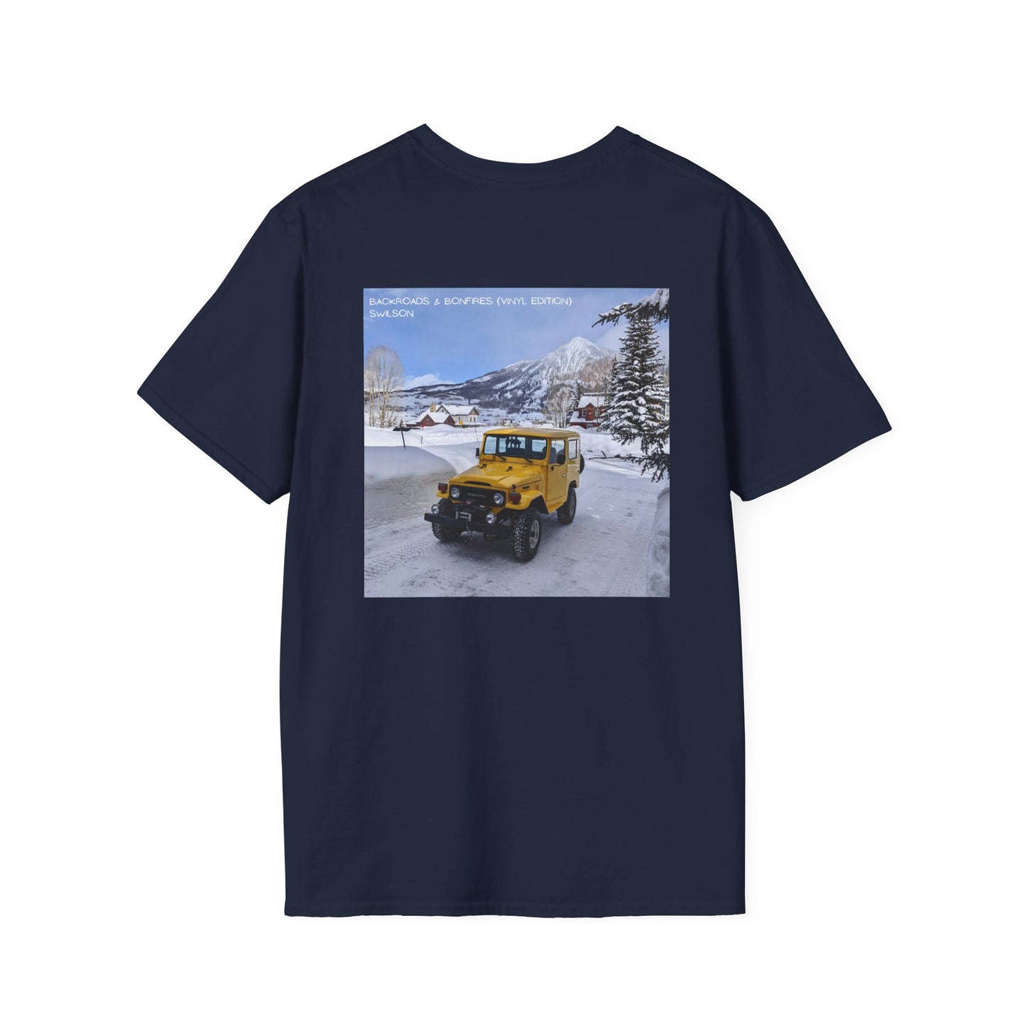 Official "Backroads & Bonfires Vinyl Edition" T-Shirt